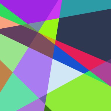 Geometrik soyutlama üretken sanat arkaplan çizimi