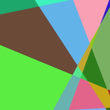 Geometrik soyutlama üretken sanat arkaplan çizimi