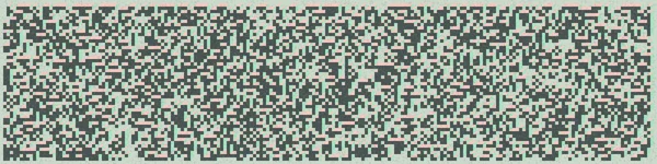 Edward Zajec 'in 1971' deki Il Cubo 'sunun uygulanması. Esasen 8 taştan oluşan bir Truchet fayans seti ve yerleştirme sanatı illüstrasyonu için kurallar