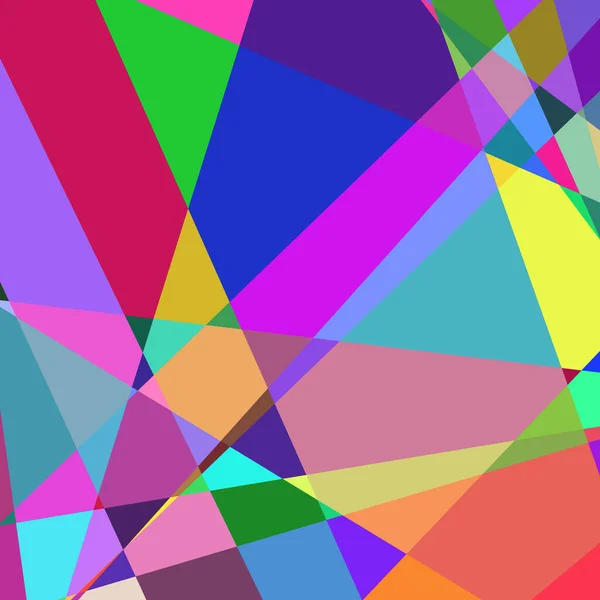 Geometric Abstraction Generative Art Background Art Illustration — Stockvektor