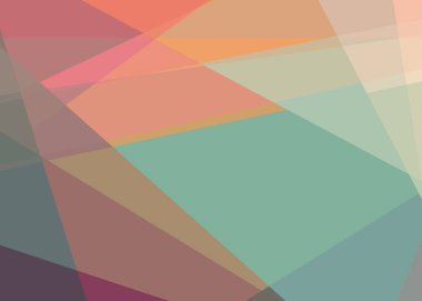 Soyut hesaplama rengi Polygones arkaplan çizimi