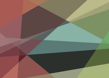 Soyut hesaplama rengi Polygones arkaplan çizimi