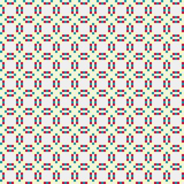 Soyut çapraz desenli üretken hesaplama sanatı çizimi