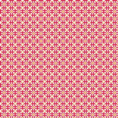 Soyut çapraz desenli üretken hesaplama sanatı çizimi