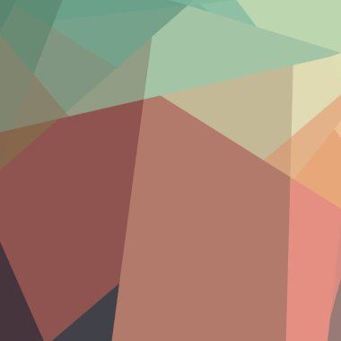 Soyut hesaplama rengi Polygones arkaplan çizimi