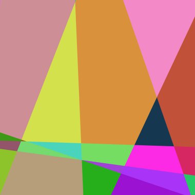 Geometrik soyutlama üretken sanat arkaplan çizimi