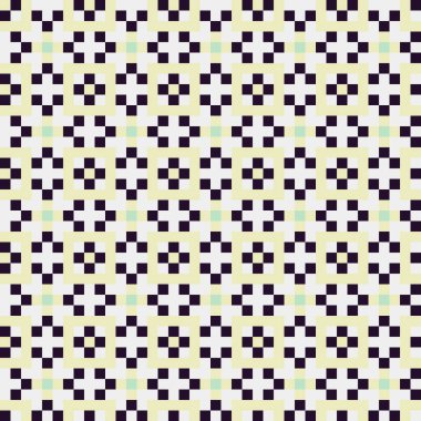 Soyut çapraz desenli üretken hesaplama sanatı çizimi