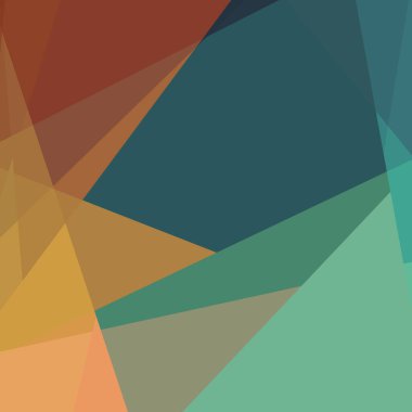 Soyut hesaplama rengi Polygones arkaplan çizimi