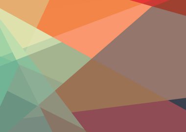 Soyut hesaplama rengi Polygones arkaplan çizimi