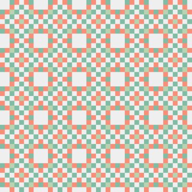 Soyut çapraz desenli üretken hesaplama sanatı çizimi