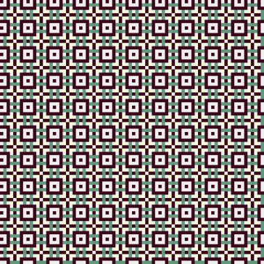 Soyut çapraz desenli üretken hesaplama sanatı çizimi