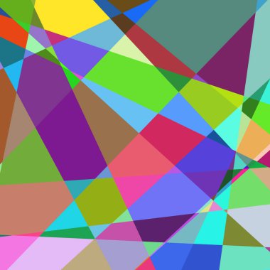 Geometrik soyutlama üretken sanat arkaplan çizimi