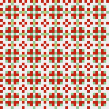 Soyut çapraz desenli üretken hesaplama sanatı çizimi