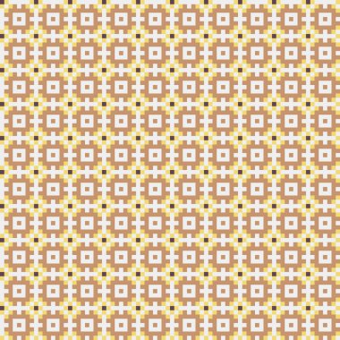 Soyut çapraz desenli üretken hesaplama sanatı çizimi