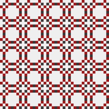 Soyut çapraz desenli üretken hesaplama sanatı çizimi