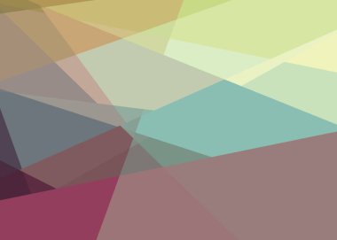 Soyut hesaplama rengi Polygones arkaplan çizimi