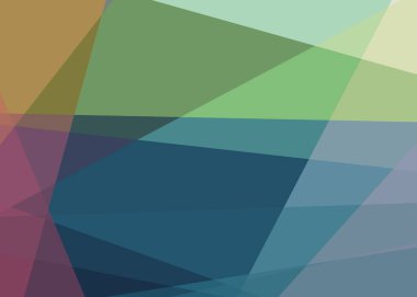 Soyut hesaplama rengi Polygones arkaplan çizimi