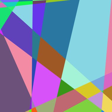 Geometrik soyutlama üretken sanat arkaplan çizimi