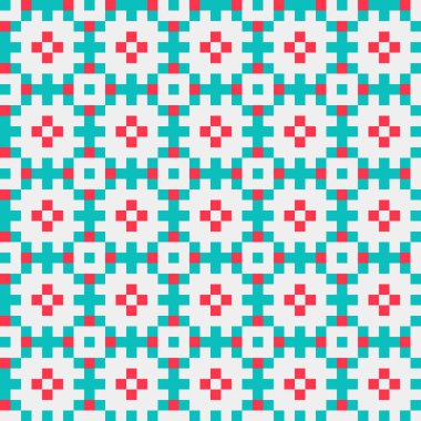 Soyut çapraz desenli üretken hesaplama sanatı çizimi