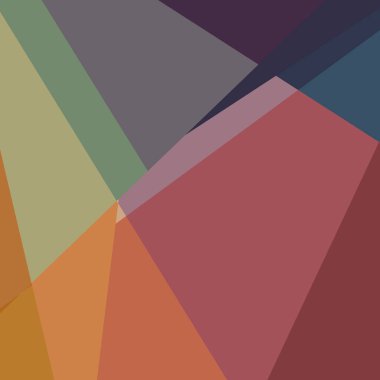 Soyut hesaplama rengi Polygones arkaplan çizimi