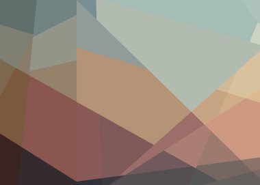 Soyut hesaplama rengi Polygones arkaplan çizimi