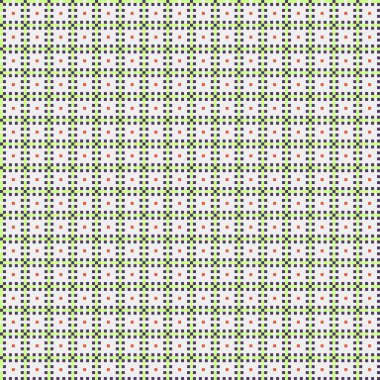 Soyut çapraz desenli üretken hesaplama sanatı çizimi