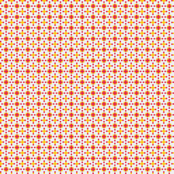 Abstract Cross Pattern generative computational art illustration