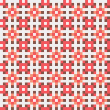 Soyut çapraz desenli üretken hesaplama sanatı çizimi