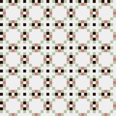 Soyut çapraz desenli üretken hesaplama sanatı çizimi