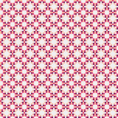 Soyut çapraz desenli üretken hesaplama sanatı çizimi