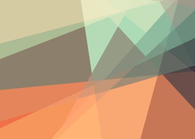 Soyut hesaplama rengi Polygones arkaplan çizimi