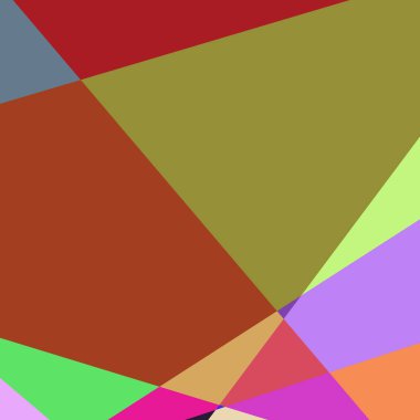 Geometrik soyutlama üretken sanat arkaplan çizimi