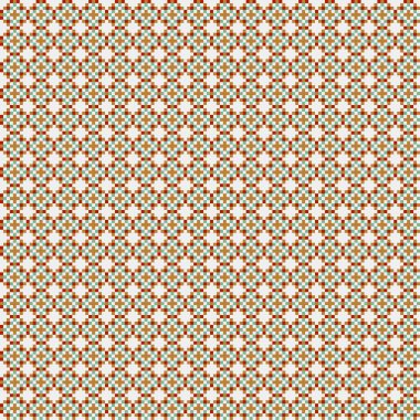 Soyut çapraz desenli üretken hesaplama sanatı çizimi