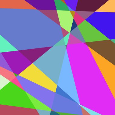 Geometrik soyutlama üretken sanat arkaplan çizimi