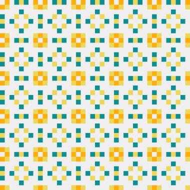 Soyut çapraz desenli üretken hesaplama sanatı çizimi