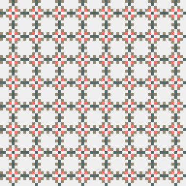 Soyut çapraz desenli üretken hesaplama sanatı çizimi