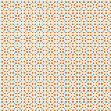 Soyut çapraz desenli üretken hesaplama sanatı çizimi