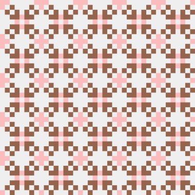 Soyut çapraz desenli üretken hesaplama sanatı çizimi