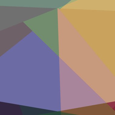 Soyut hesaplama rengi Polygones arkaplan çizimi