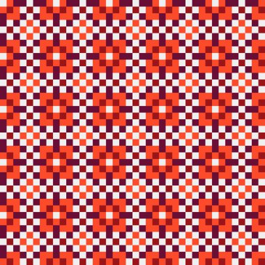 Soyut çapraz desenli üretken hesaplama sanatı çizimi