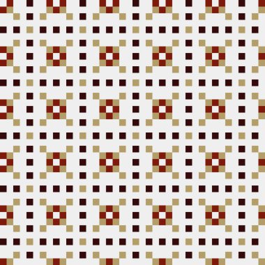 Soyut çapraz desenli üretken hesaplama sanatı çizimi