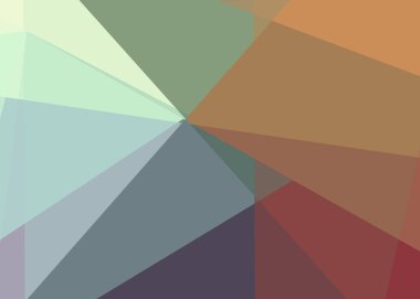 Soyut hesaplama rengi Polygones arkaplan çizimi