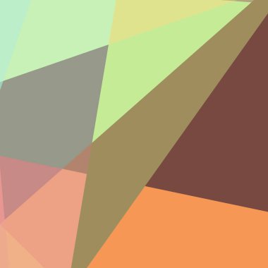 Soyut hesaplama rengi Polygones arkaplan çizimi