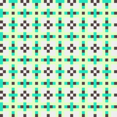 Soyut çapraz desenli üretken hesaplama sanatı çizimi