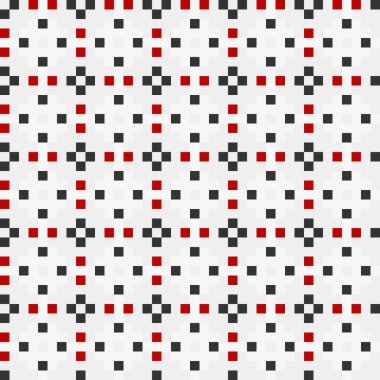 Soyut çapraz desenli üretken hesaplama sanatı çizimi