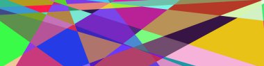 Geometrik soyutlama üretken sanat arkaplan çizimi