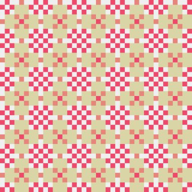 Soyut çapraz desenli üretken hesaplama sanatı çizimi