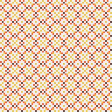 Soyut çapraz desenli üretken hesaplama sanatı çizimi