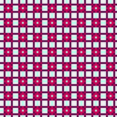 Soyut çapraz desenli üretken hesaplama sanatı çizimi