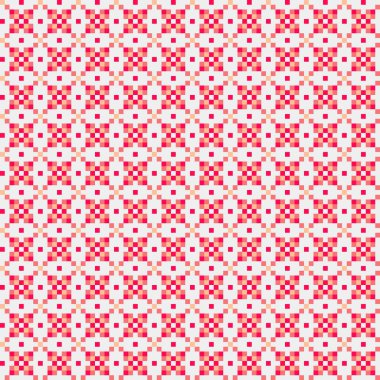 Soyut çapraz desenli üretken hesaplama sanatı çizimi